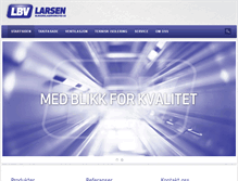 Tablet Screenshot of larsenblikk.no